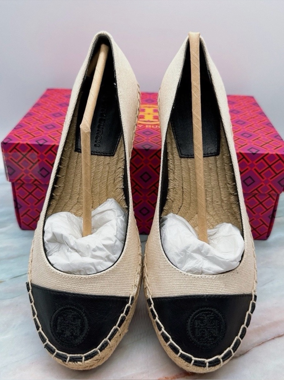 Tory Burch Color Block 50mm Espadrilles